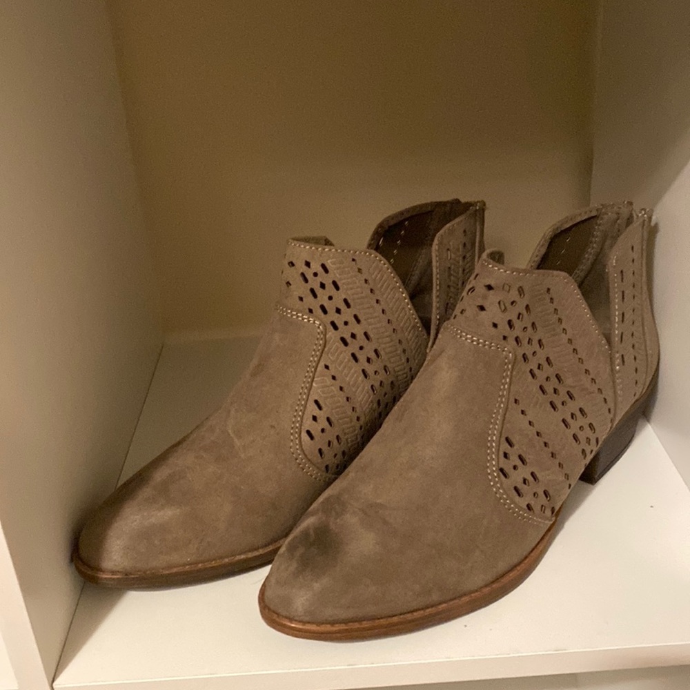 Brown booties